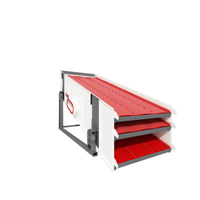 400-800 처리 용량 8° 각 설치 및 모바일 진동 피더와 함께 얇은 돌 절단 기계