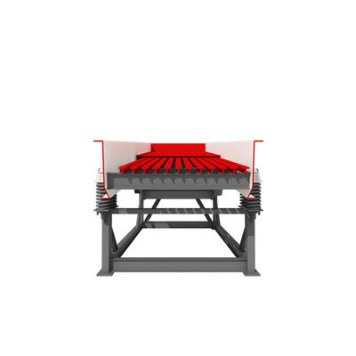 구리 사양 6000-1700 45KW 광산암 분쇄기에서 곡물 물질 전송을위한 이중 샤프트 진동 피더