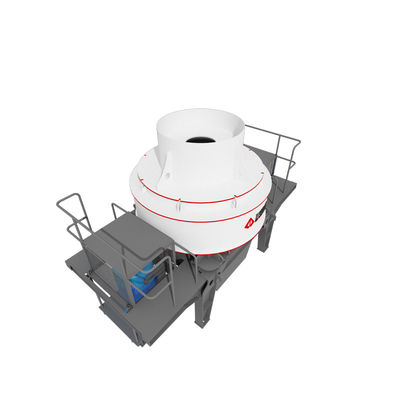 광업 산업에 대한 고급 수직 샤프트 충격 분쇄기 배charge granularity 2-5mm 중앙 공급 230-261 t/h