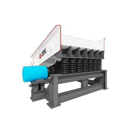 안정적인 단일 샤프트 피더 기계, 시간당 300톤 처리 능력