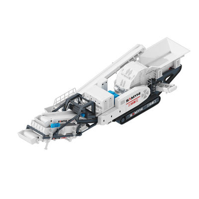휴대용 크롤러 이동 분쇄기 100-200 t/h 광업 산업용